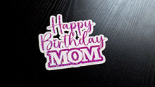 Load image into Gallery viewer, Custom Photo Cake Topper with Personalized Message | Holographic Cake Topper
