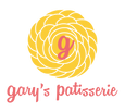 Gary's Patisserie logo resembles a beautiful mango flower.
