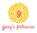 Gary's Patisserie logo resembles a beautiful mango flower.