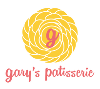 Gary's Patisserie logo resembles a beautiful mango flower.