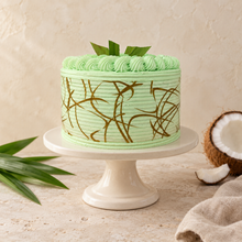 Load image into Gallery viewer, Pandan Coconut Cake (can add Durian)
